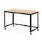 Space Solutions Desk, 23.88 in D X 30 in H, 47.45 in W X Steel, Black / Maple 24971 - alternate 5